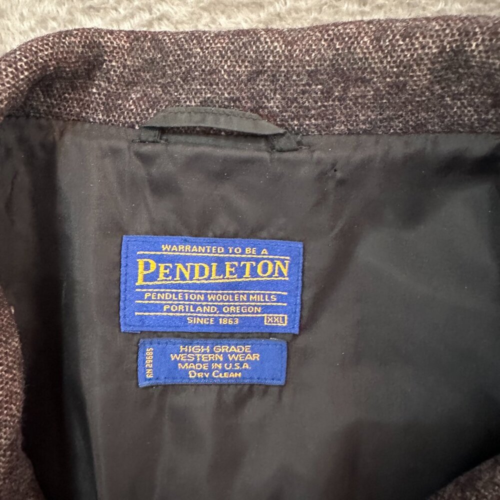 Vintage Pendleton Wool Jacket Coat Thunderbird Az… - image 5